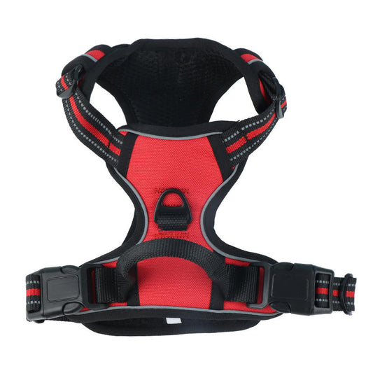 No Pull Dog Harness – Reflective Breathable Adjustable Vest for Walking & Training Waverit