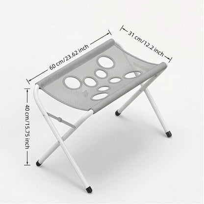 Portable Foldable Hands Free Stainless Steel Frame Breathable Mesh Support Pet Shower Rack Cat Dog Bathing Stand for Bathing Waverit