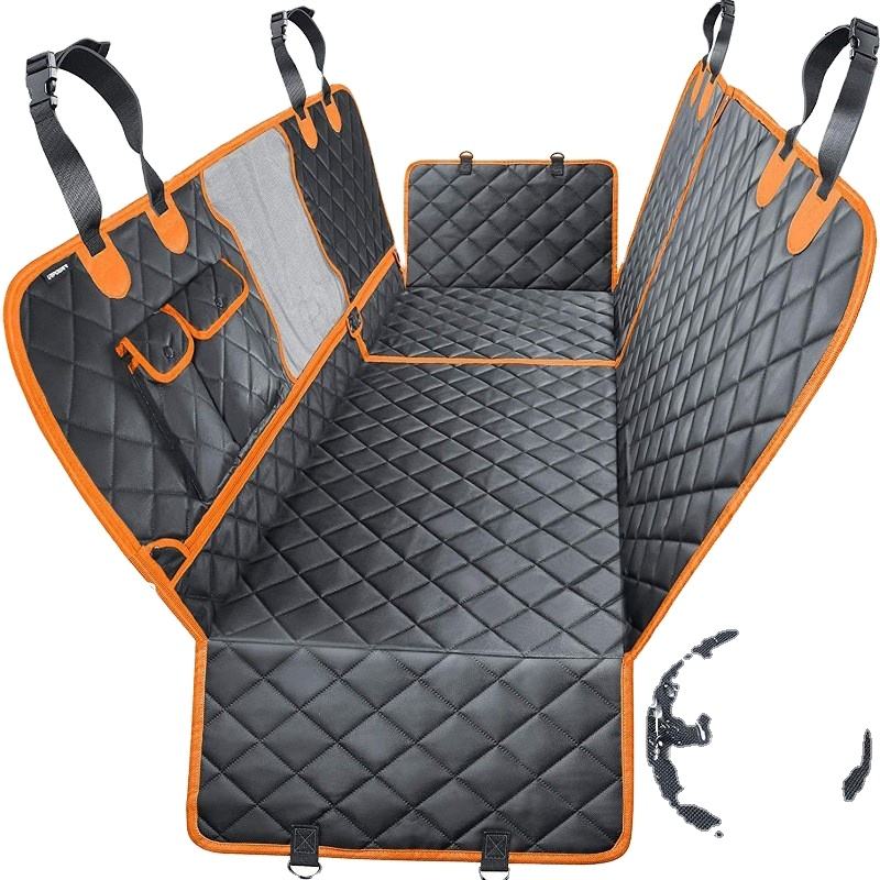 Hard Bottom Dog Back Car Seat Cover , Extender seat platform for dogs - For Muddy Pets Waverit