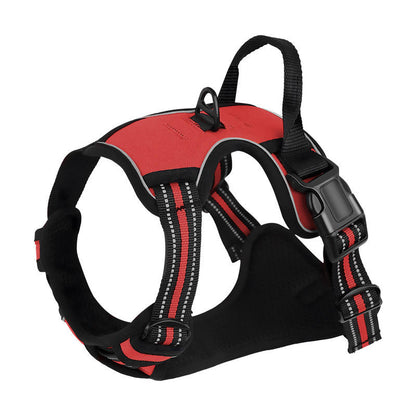 No Pull Dog Harness – Reflective Breathable Adjustable Vest for Walking & Training Waverit