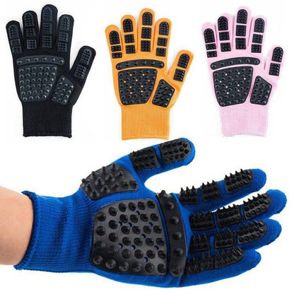 Pet Grooming Glove for Cats & Dogs – Deshedding Brush for Loose Hair, Fur & Grooming Waverit