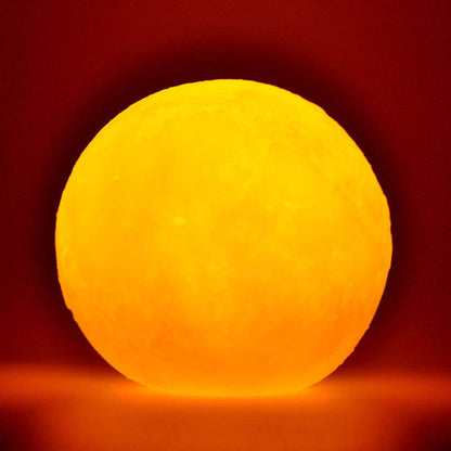 Hot Selling Light 3D Printing Moon Lamp for Children 8cm for Table, Bedroom Light Beside Table Light Waverit
