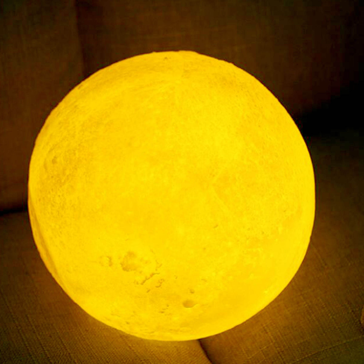 Hot Selling Light 3D Printing Moon Lamp for Children 8cm for Table, Bedroom Light Beside Table Light Waverit