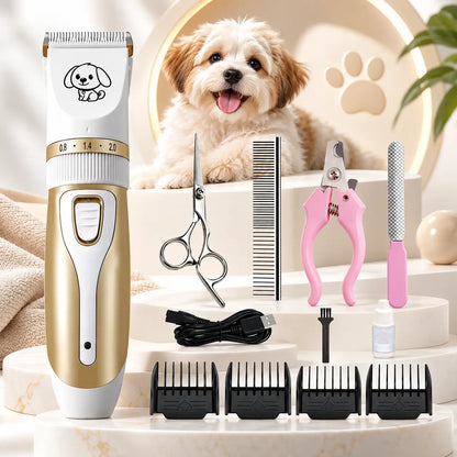 Dog Hair Trimmer – Professional Pet Grooming Clipper for Dogs & Cats, Animal Hair Cutter Waverit